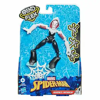 Tottus Spiderman bend and flex ghost spider oferta