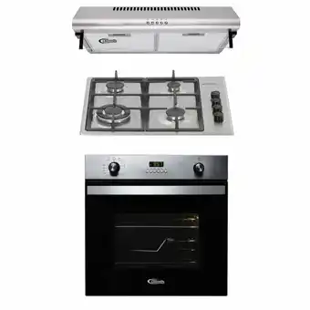 Tottus Combo encimera cekt600pro+ campana lineal ck601ix-a+ horno a gas koc60-gc oferta