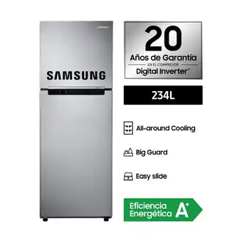 Tottus Refrigeradora 234l no frost digital inverter rt22farads8/pe oferta