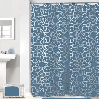 Tottus Cortina de bano sin gancho estampado 4 oferta