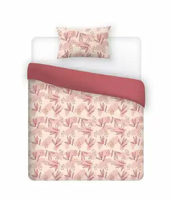 Tottus Cubrecama estampado 1.5 pz pu hoj ros oferta