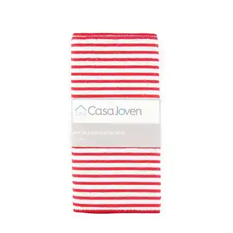 Tottus Mat seca copas rayas rojo oferta
