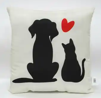 Tottus Cojin perro y gato beige oferta