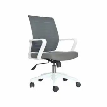 Tottus Silla castro gris m/blanco giratoria nxt oferta