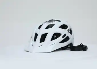Casco blanco mate ajustable l