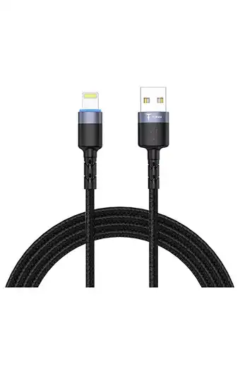 Tiendas EFE Cable tphox para iphone lightning 1.5m galaxy negro y gris oferta