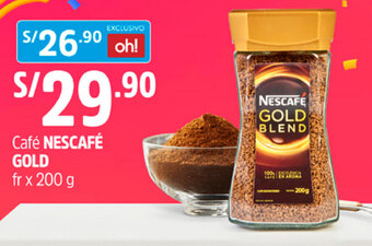 Plaza Vea Café Nescafé Gold fr x 200g oferta
