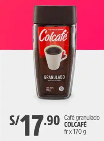 Plaza Vea Café Granulado Colcafé fr x 170g oferta