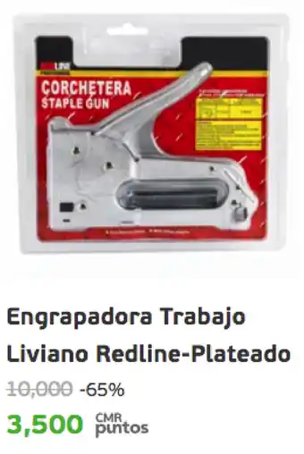 Hiperbodega Precio Uno Engrapadora Trabajo Liviano Redline-Plateado oferta