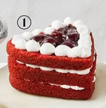 Vivanda Torta red velvet corazón mini x unid oferta