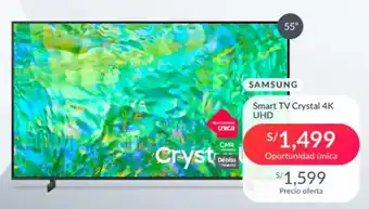Falabella SAMSUNG Smart TV Crystal 4K UHD oferta