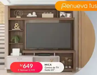 Falabella MICA Centro de TV hasta 65" oferta