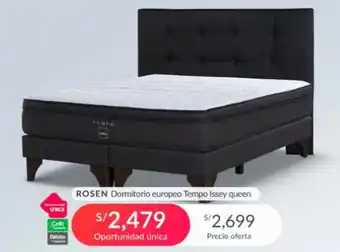 Falabella ROSEN Dormitorio europeo Tempo Issey queen oferta