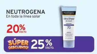Mifarma NEUTROGENA En toda la línea solar oferta