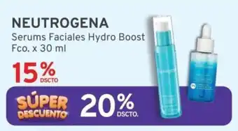 Mifarma NEUTROGENA Serums Faciales Hydro Boost Fco. x 30 ml oferta