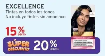 Mifarma EXCELLENCE Tintes en todos los tonos No incluye tintes sin amoniaco oferta
