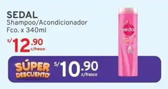 Mifarma SEDAL Shampoo/Acondicionador Fco. x 340ml oferta