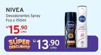 Mifarma NIVEA Desodorantes Spray Fco x 150ml oferta