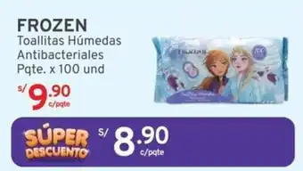 Mifarma FROZEN Toallitas Húmedas Antibacteriales Pqte. x 100 und oferta