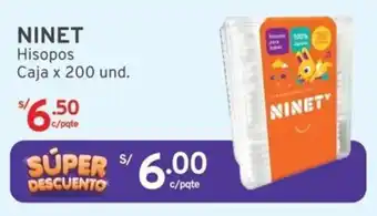 Mifarma NINET Hisopos Caja x 200 und. oferta