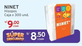 Mifarma NINET Hisopos Caja x 300 und. oferta