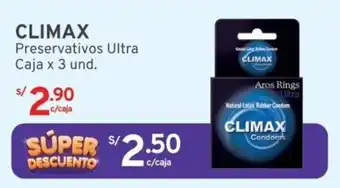 Mifarma CLIMAX Preservativos Ultra Caja x 3 und. oferta