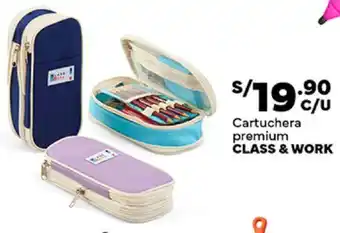 Plaza Vea Cartuchera premium CLASS & WORK oferta