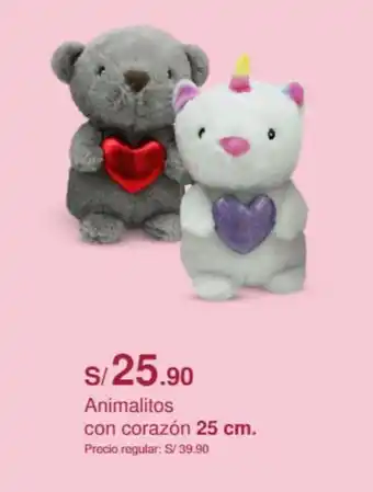 Metro Animalitos con corazón 25 cm. oferta