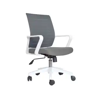 Tiendas EFE Silla giratoria castro nxt gris y blanco oferta