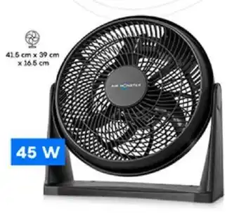 Plaza Vea AIR MONSTER RECIRCULADOR 15690 41.6cm x 39cm x 165cm NEGRO oferta