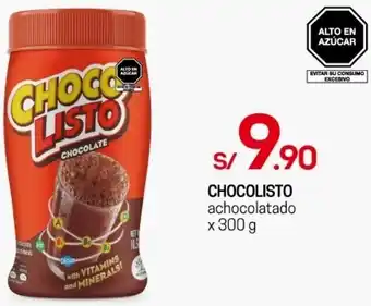 Tottus CHOCOLISTO achocolatado x 300g oferta