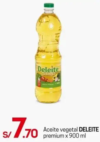 Tottus Aceite vegetal DELEITE premium x 900ml oferta
