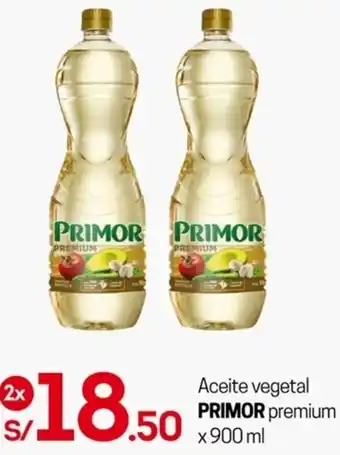 Tottus Aceite vegetal PRIMOR premium x 900ml oferta