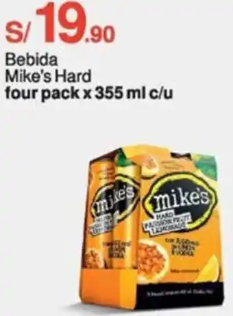Bebida Mike's Hard four pack x 355ml