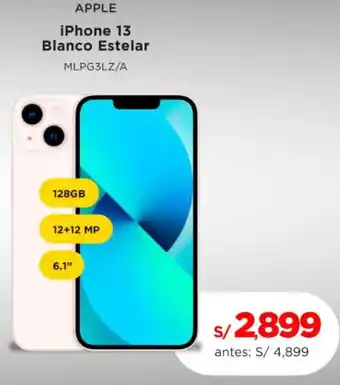 La Curacao APPLE iPhone 13 Blanco Estelar oferta