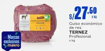 Makro Guiso económico de res TERNEZ Profesional x kg oferta