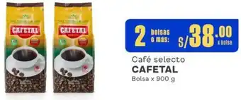 Makro Café selecto CAFETAL 2 Bolsas x 900g oferta