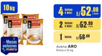 Makro Avena ARO 4 Bolsas x 10kg oferta