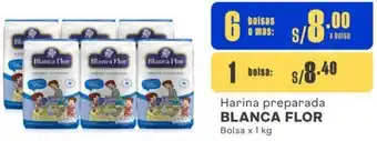 Makro Harina preparada BLANCA FLOR 6 Bolsas x 1kg oferta