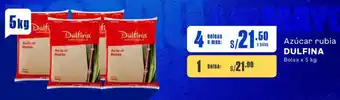Makro Azúcar rubia DULFINA 4 Bolsas x 5kg oferta