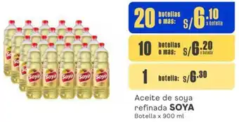 Makro Aceite de soya refinada SOYA 20 Botellas x 900ml oferta