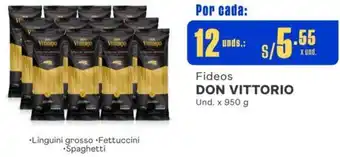 Makro Fideos DON VITTORIO 12Unds x 950g oferta