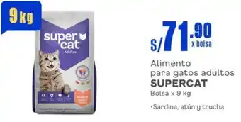 Makro Alimento para gatos adultos SUPERCAT Bolsa x 9kg oferta