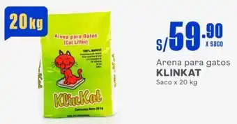 Makro Arena para gatos KLINKAT Saco x 20kg oferta