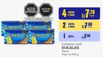 Makro Galletas noel DUCALES Taco 4 Pqtes de 588g oferta