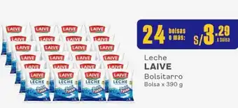 Makro Leche LAIVE Bolsitarro 24 Bolsas x 390 g oferta