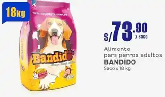 Makro Alimento para perros adultos BANDIDO Saco x 18 kg oferta