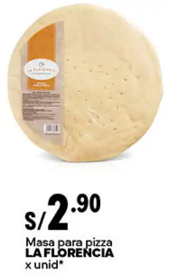 Plaza Vea Masa para pizza LA FLORENCIA x unid oferta