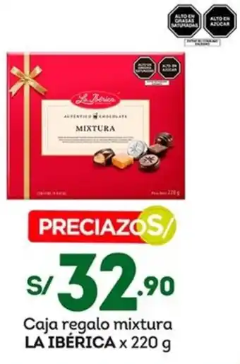 Tottus Caja regalo mixtura LA IBÉRICA x 220 g oferta