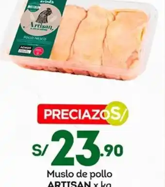 Tottus Muslo de pollo ARTISAN x kg oferta
